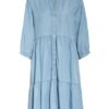 Darling Harbour Kleid mit 3/4-Arm, Blau