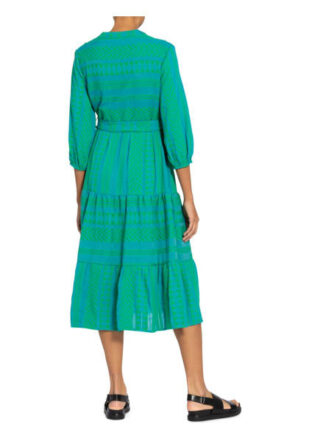 Darling Harbour Kleid mit 3/4-Arm, Grün