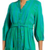 Darling Harbour Kleid mit 3/4-Arm, Grün