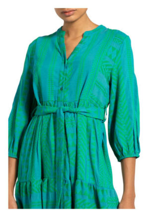 Darling Harbour Kleid mit 3/4-Arm, Grün