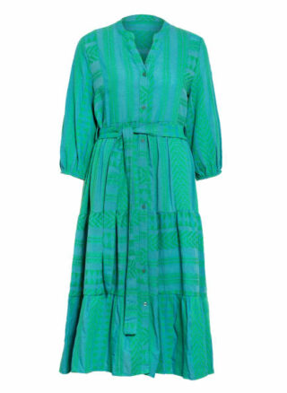 Darling Harbour Kleid mit 3/4-Arm, Grün
