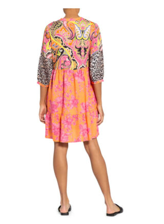Darling Harbour Kleid mit 3/4-Arm, Orange