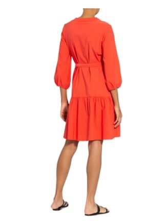 Darling Harbour Kleid mit 3/4-Arm, Orange