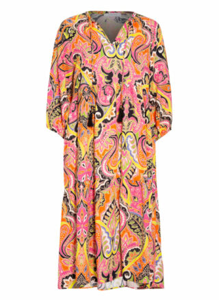 Darling Harbour Kleid mit 3/4-Arm, Orange