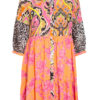 Darling Harbour Kleid mit 3/4-Arm, Orange