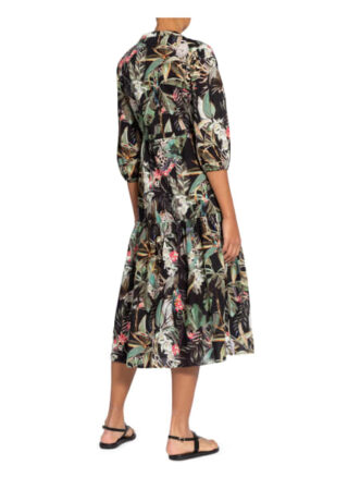 Darling Harbour Kleid mit 3/4-Arm, Schwarz