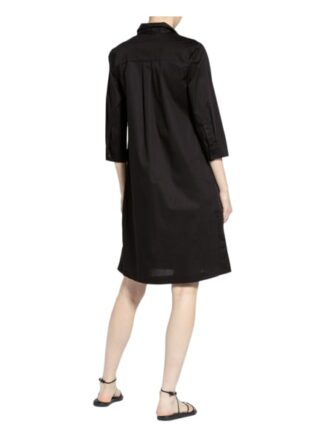 Darling Harbour Kleid mit 3/4-Arm, Schwarz