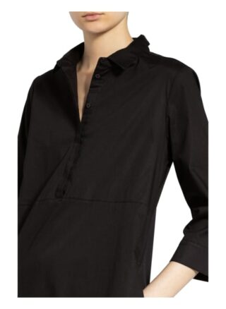Darling Harbour Kleid mit 3/4-Arm, Schwarz