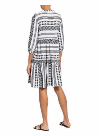 Darling Harbour Kleid mit 3/4-Arm, Weiß