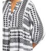 Darling Harbour Kleid mit 3/4-Arm, Weiß