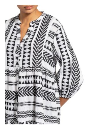 Darling Harbour Kleid mit 3/4-Arm, Weiß