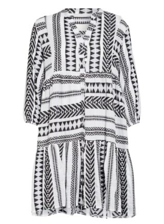 Darling Harbour Kleid mit 3/4-Arm, Weiß