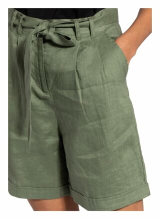 Darling Harbour Leinenshorts, Grün