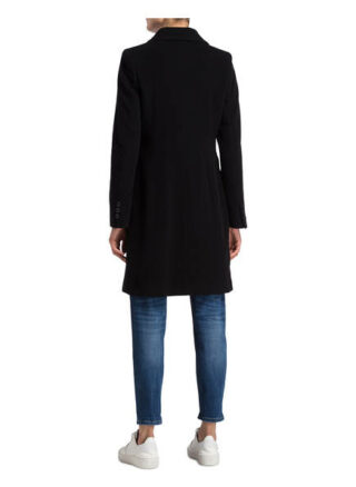 Darling Harbour Wollmantel, Schwarz