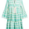 Devotion Kleid Ella mit 3/4-Arm, Grün