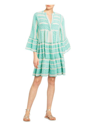 Devotion Kleid Ella mit 3/4-Arm, Grün