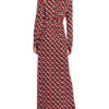 Diane Von Furstenberg Hemdblusenkleid Amina aus Seide, Rot