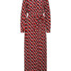 Diane Von Furstenberg Hemdblusenkleid Amina aus Seide, Rot