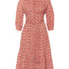 Diane Von Furstenberg Hemdblusenkleid Luna, Rot