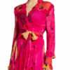 Diane Von Furstenberg Kleid Meredith mit Volantbesatz, Rot