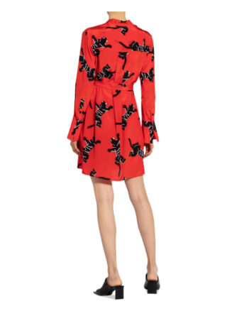 Diane Von Furstenberg Seidenkleid, Rot