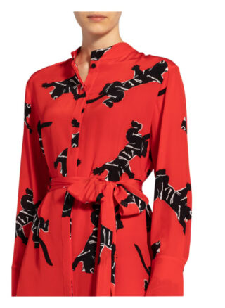 Diane Von Furstenberg Seidenkleid, Rot