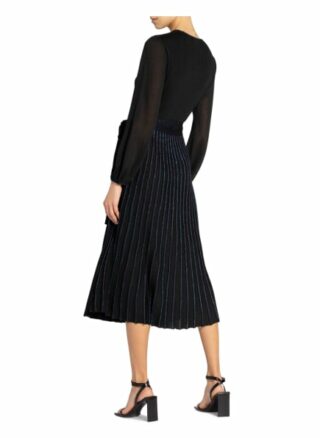 Diane Von Furstenberg Wickelkleid Shelley aus Strick, Schwarz