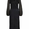 Diane Von Furstenberg Wickelkleid Shelley aus Strick, Schwarz