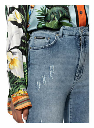 Dolce&Gabbana Destroyed Jeans, Blau