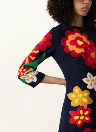Dolce&Gabbana Kleid mit 3/4-Arm, Rot