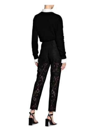 Dolce&Gabbana Spitzenhose, Schwarz