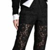 Dolce&Gabbana Spitzenhose, Schwarz