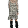 Dorothee Schumacher Kleid Shimmering Flower, Grau