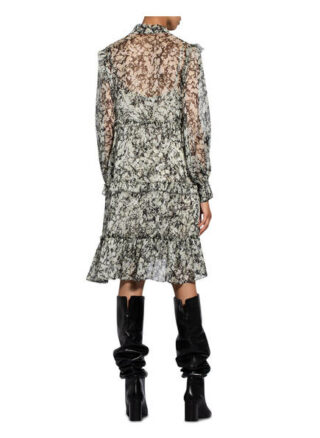 Dorothee Schumacher Kleid Shimmering Flower, Grau