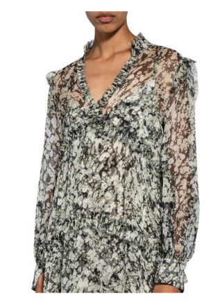 Dorothee Schumacher Kleid Shimmering Flower, Grau
