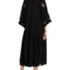 Dorothee Schumacher Kleid mit Lochspitze, Schwarz