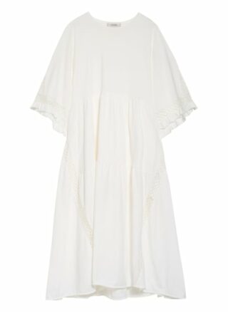 Dorothee Schumacher Kleid mit Lochspitze, Weiß