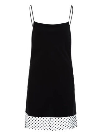 Dorothee Schumacher Kleid mit Schmucksteinbesatz, Schwarz