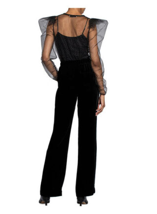 Dorothee Schumacher Marlenehose aus Samt, Schwarz