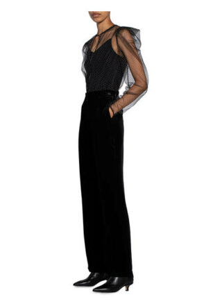 Dorothee Schumacher Marlenehose aus Samt, Schwarz