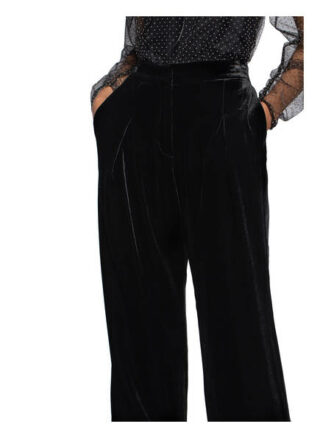 Dorothee Schumacher Marlenehose aus Samt, Schwarz