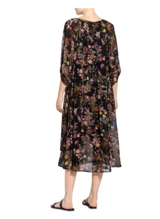 Drykorn Kleid Joyee mit 3/4-Arm, Schwarz