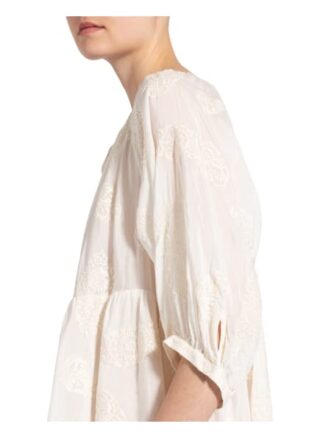 Drykorn Kleid Joyee mit 3/4-Arm, Weiß