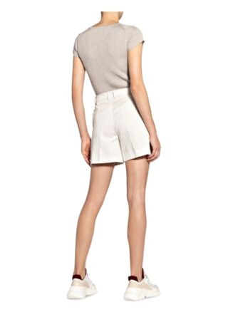 Drykorn Shorts Affair mit Leinen, Weiß