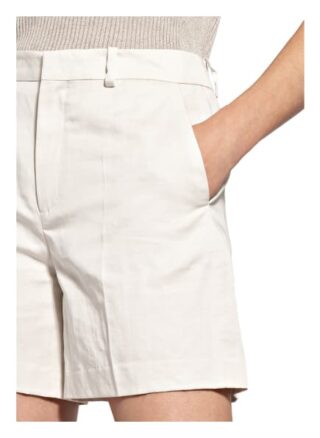 Drykorn Shorts Affair mit Leinen, Weiß