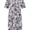 Efixelle Jerseykleid, Schwarz
