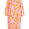 Emily Kleid mit 3/4-Arm, Pink
