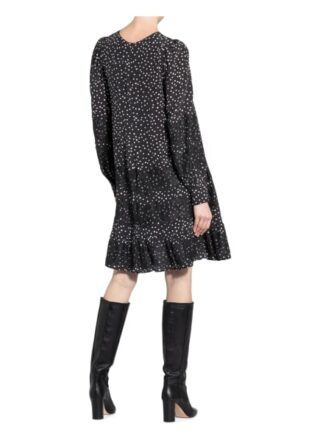 Essentiel Antwerp Kleid Zalza mit Spitzenbesatz, Schwarz