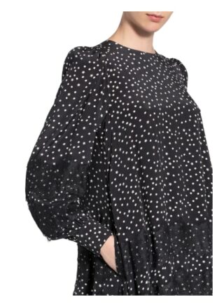Essentiel Antwerp Kleid Zalza mit Spitzenbesatz, Schwarz