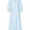 Essentiel Antwerp Kleid mit 3/4-Arm, Blau